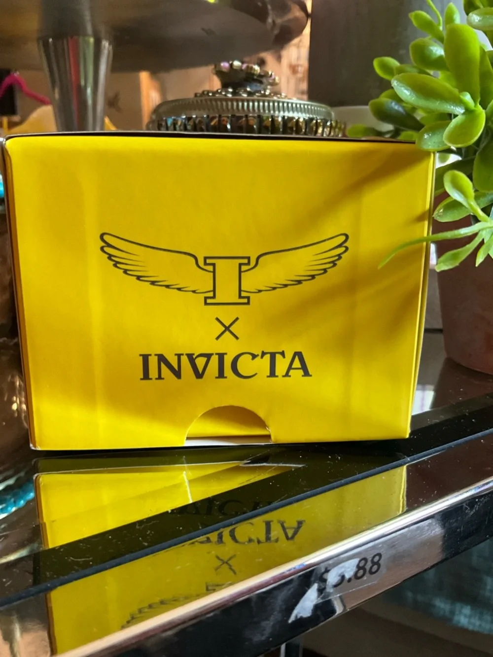 Invicta Rose Gold Crystal Accent Women's Bracelet Watch with White Dial - Picture 8 of 11